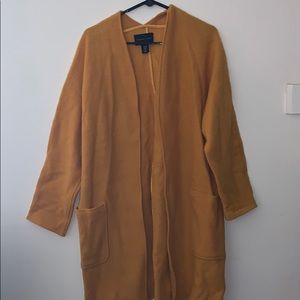 Adrienne Vittadini long wool cardigan coat